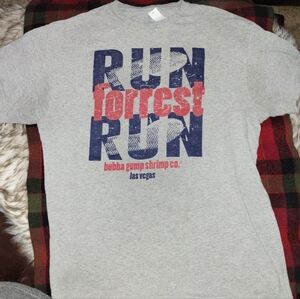 Run Forest Run Las Vegas Gray short sleeve tshirt